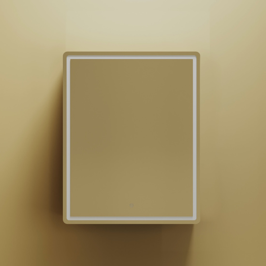 Зеркало-шкаф Sancos Mirror 60 дуб чарльстон, с LED подсветкой
