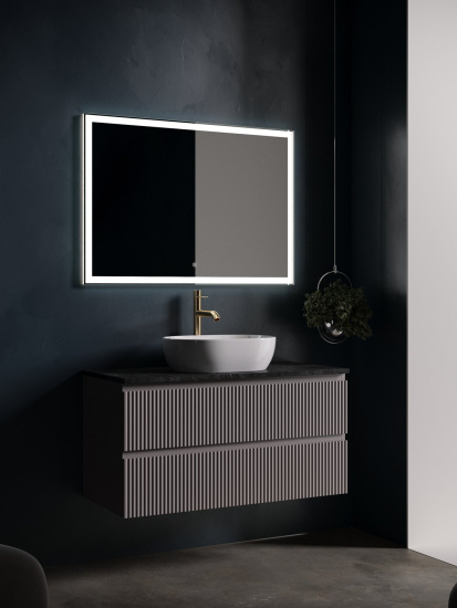 Тумба с раковиной Sancos Snob R 100 Doha Soft SNR100SM, подвесная