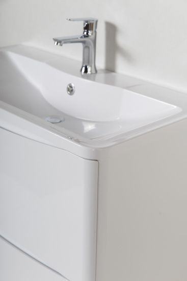 Тумба с раковиной BelBagno Acqua 100 напольная, bianco lucido