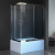 Душевой уголок Royal Bath RB8100BP-T-CH-R с поддоном