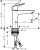 Смеситель для раковины Hansgrohe Logis Fine 110 71253000