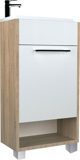 Мебель для ванной 1MarKa Lira 40П напольная, дуб сонома