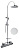 Душевая стойка Webert Rimini RI870105740, белый