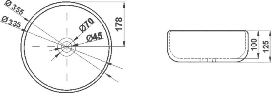Мебель для ванной Jorno Wood 60, серая, темная столешница