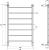 Полотенцесушитель водяной Energy Classic 100x60 Полотенцесушитель водяной Energy Classic 100x60