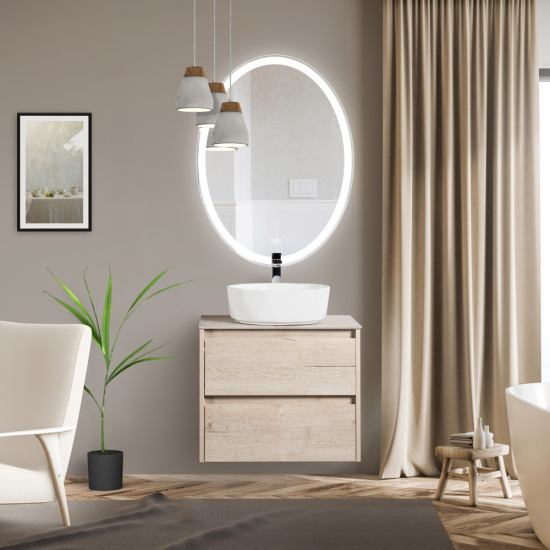 Зеркало BelBagno SPC-VST-600-800-LED-TCH-WARM с подсветкой