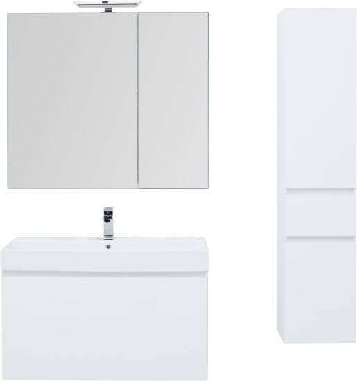 Мебель для ванной Aquanet Йорк 85 белая