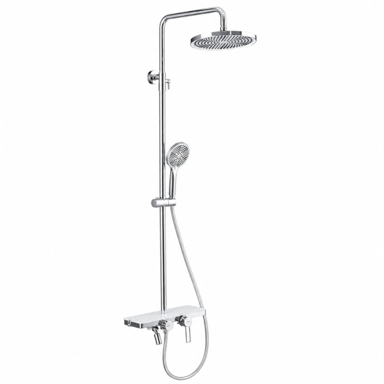 Душевая стойка Gappo G2496-20, хром/белый