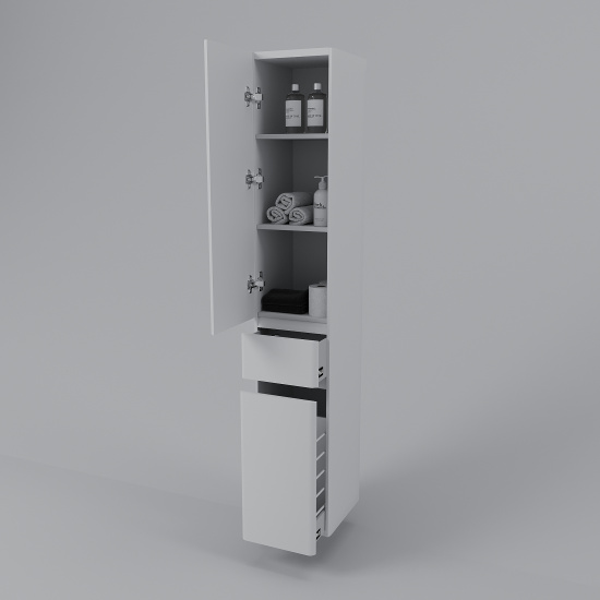 Пенал Style Line Атлантика 35 L Люкс антискрейч, с корзиной, Plus