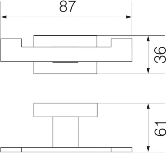 Крючок Veragio Ramba VR.RMB-4932.CR хром