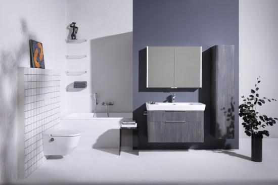 Банкетка Laufen Kartell by Laufen 3.8933.0.085.000.1 дымчато-серая