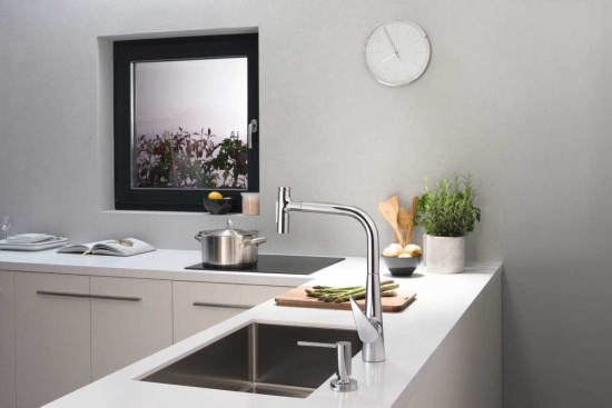 Смеситель для кухни Hansgrohe Talis Select M51 72824000 хром