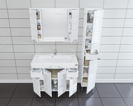 Шкаф-пенал СанТа Родос 30