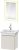 Тумба с раковиной Duravit White Tulip 45 скандинавский белый шелковисто-матовый