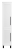 Шкаф-пенал Misty Модерн 35 L с бельевой корзиной, универсальный