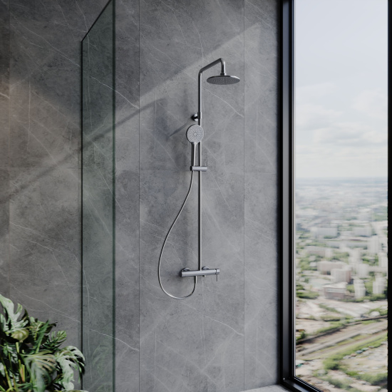 Душевая стойка AQUAme AQM8011CR