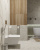 Столешница с раковиной Duravit Viu 60 дуб французский, 120, без отверстий + тумба 80