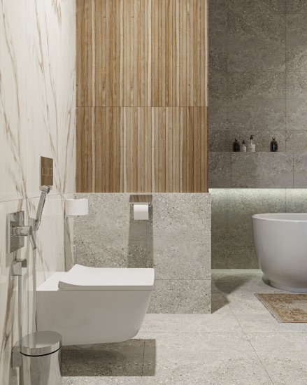 Столешница с раковиной Duravit Viu 60 дуб французский, 120, без отверстий + тумба 80