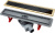 Душевой лоток Pestan Confluo Premium Gold Black Glass Line 550 черное стекло/позолоченная сталь