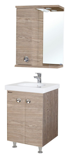 Зеркало-шкаф Bellezza Неаполь 50 L карпатская ель