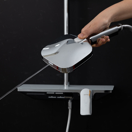 Душевая стойка Gappo G2496-10, хром/белый