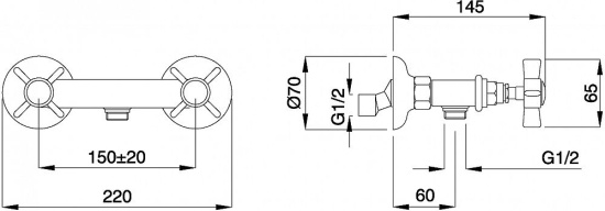 Смеситель для душа Migliore Princeton 19377 золото