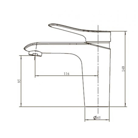 Смеситель для раковины Kaiser Sena 74011