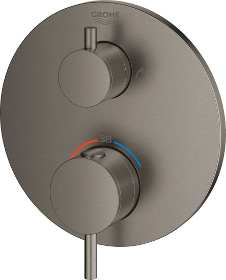 Смеситель для ванны Grohe Atrio 24138AL3 термостат, темный графит