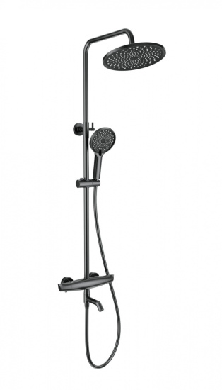 Душевая стойка Wonzon & Woghand Capsule WW-B3031-A2-BGG с термостатом