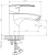 Смеситель для раковины Decoroom DR70 DR70015 с гигиеническим душем Смеситель для раковины Decoroom DR70 DR70015 с гигиеническим душем