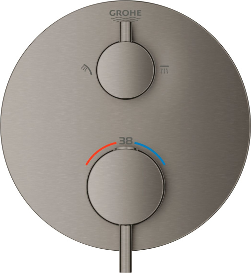 Смеситель для душа Grohe Atrio 24135AL3 термостат, темный графит