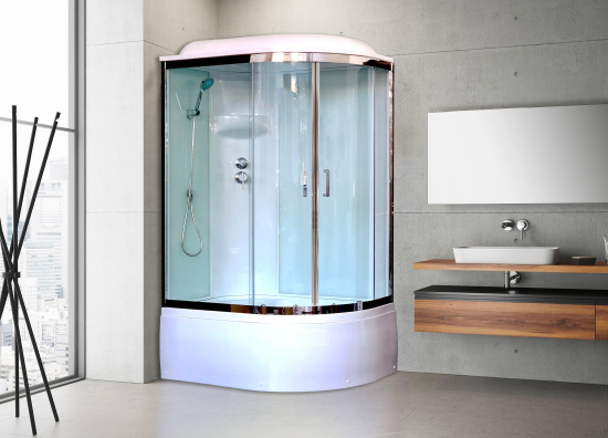 Душевая кабина Royal Bath RB8120BK6-WT-CH-L