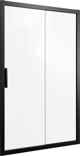 Душевая дверь в нишу Stworki Стокгольм DE019D2110200BLK 110 см профиль черный матовый