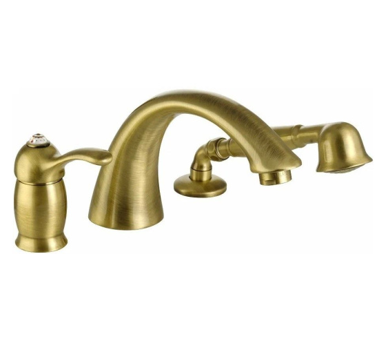 Смеситель на борт ванны Migliore Lem Swarovski ML.LEM-1950 Br