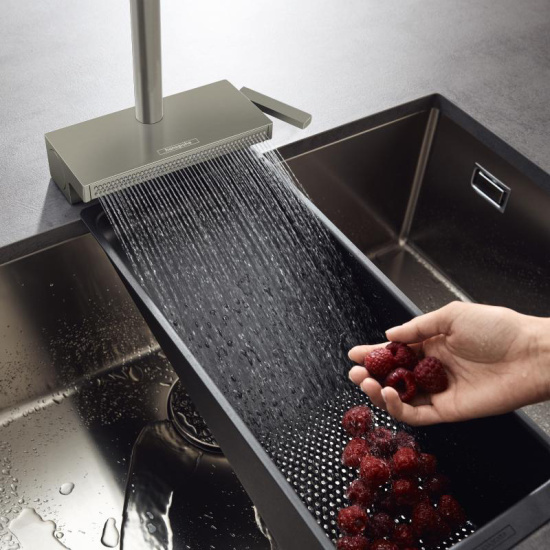 Смеситель для кухни Hansgrohe Aquno Select M81 73830800 сталь