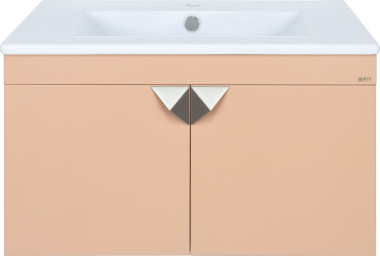 Тумба с раковиной Misty Сахара 75 песочная