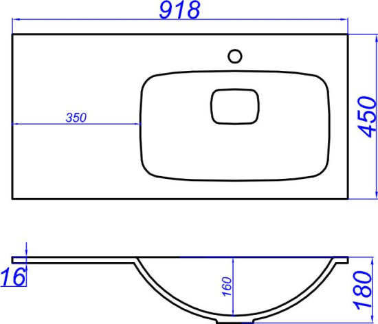 Мебель для ванной Aqwella 5 stars Malaga 90 R белая