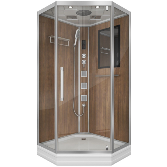 Душевая кабина Niagara Lux NG-7717WD хром, медь