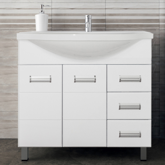 Мебель для ванной Style Line Ирис 100 белая