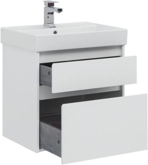 Тумба с раковиной Aquanet Nova Lite 60 2 ящика