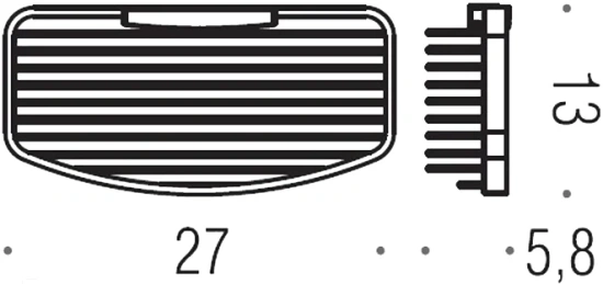 Полка Colombo Design Angolari B9647