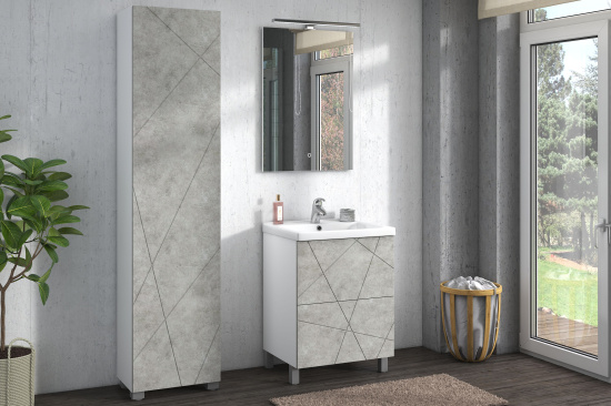 Мебель для ванной Vigo Geometry 70 бетон
