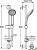 Душевой гарнитур Ideal Standard IdealRain B9412AA Душевой гарнитур Ideal Standard IdealRain B9412AA