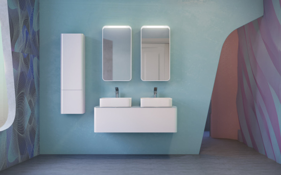 Мебель для ванной Raval Pure 120 подвесная