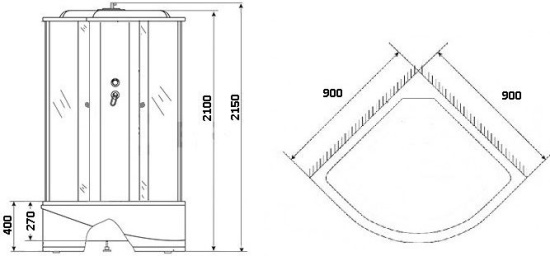 Душевая кабина Niagara NG-7308-08