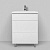 Тумба с раковиной Am.Pm Gem 60 белый глянец, напольная, с 2 ящиками
