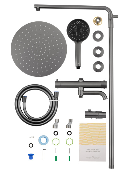 Душевая стойка Wonzon & Woghand Stick WW-88739903-BGM с термостатом