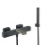 Смеситель для ванны Webert One-X OX850101441, чернай/сталь Смеситель для ванны Webert One-X OX850101441, чернай/сталь