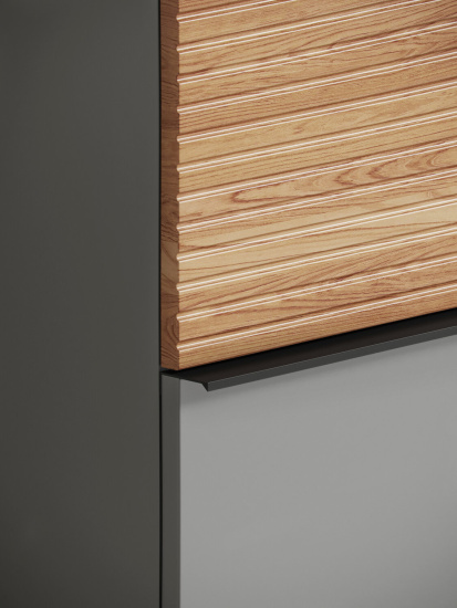 Тумба с раковиной Sancos Delta 100 дуб красный/графит, DL100GR