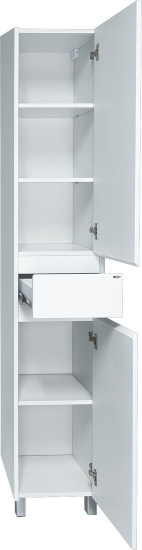 Шкаф-пенал Misty Алиса 35 R белый, с ящиком